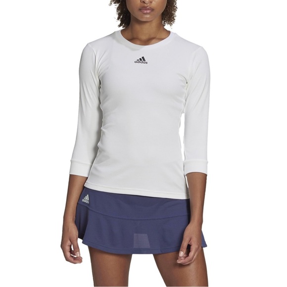 Adidas Women's Jersey Three-Quarter Sleeve Style No. FK0757 NWOT - Picture 1 of 13